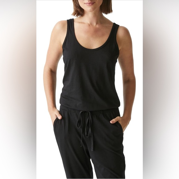 MICHAEL STARS : Black Theo Jumpsuit - Picture 5 of 12